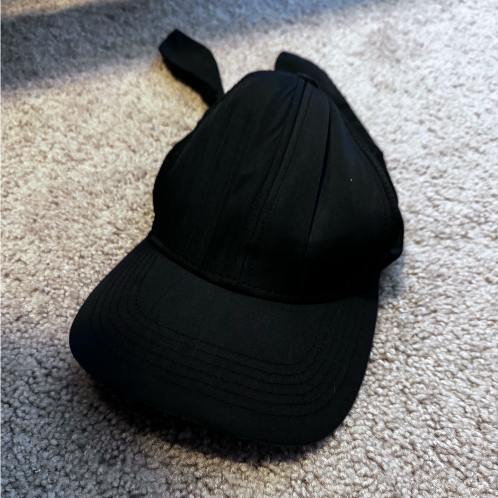 Go with the Bow High Ponytail Cap by Popflex | Black Size S/M